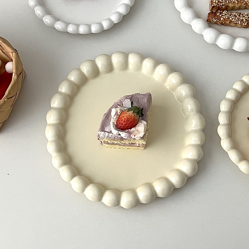 法式ins高级感陶瓷甜品盘子