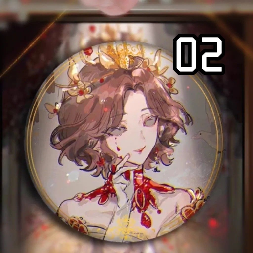 第五人格 玫瑰 红夫人 先知 游戏二次元同人周边58MM镭射徽章吧唧