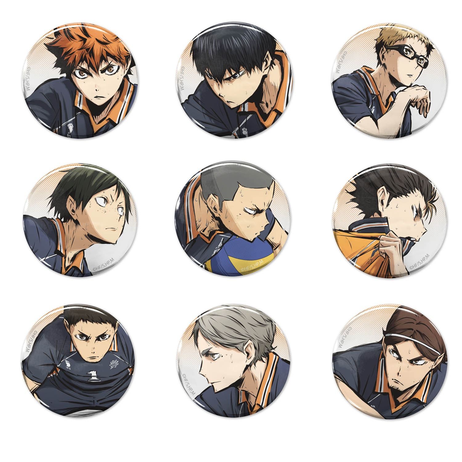 排球少年 cospa 徽章 吧唧 对胜利的斗志ver. 日向翔阳月岛萤周边