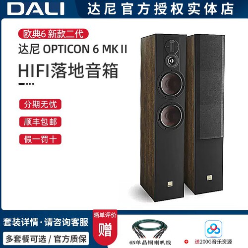 达尼hifi高保真落地音箱丹麦原装