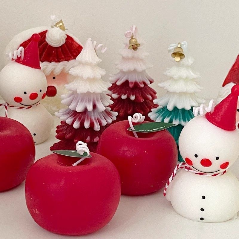 ins风圣诞树香薰蜡烛持久浪漫圣诞节装饰品拍照道具小众伴手礼物