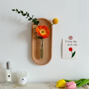 ins风客厅diy墙面上装 饰品 饰水培花瓶壁挂餐厅绿植挂件背景墙装