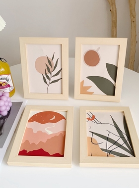 ins相框书桌冷淡风背景装饰摆件