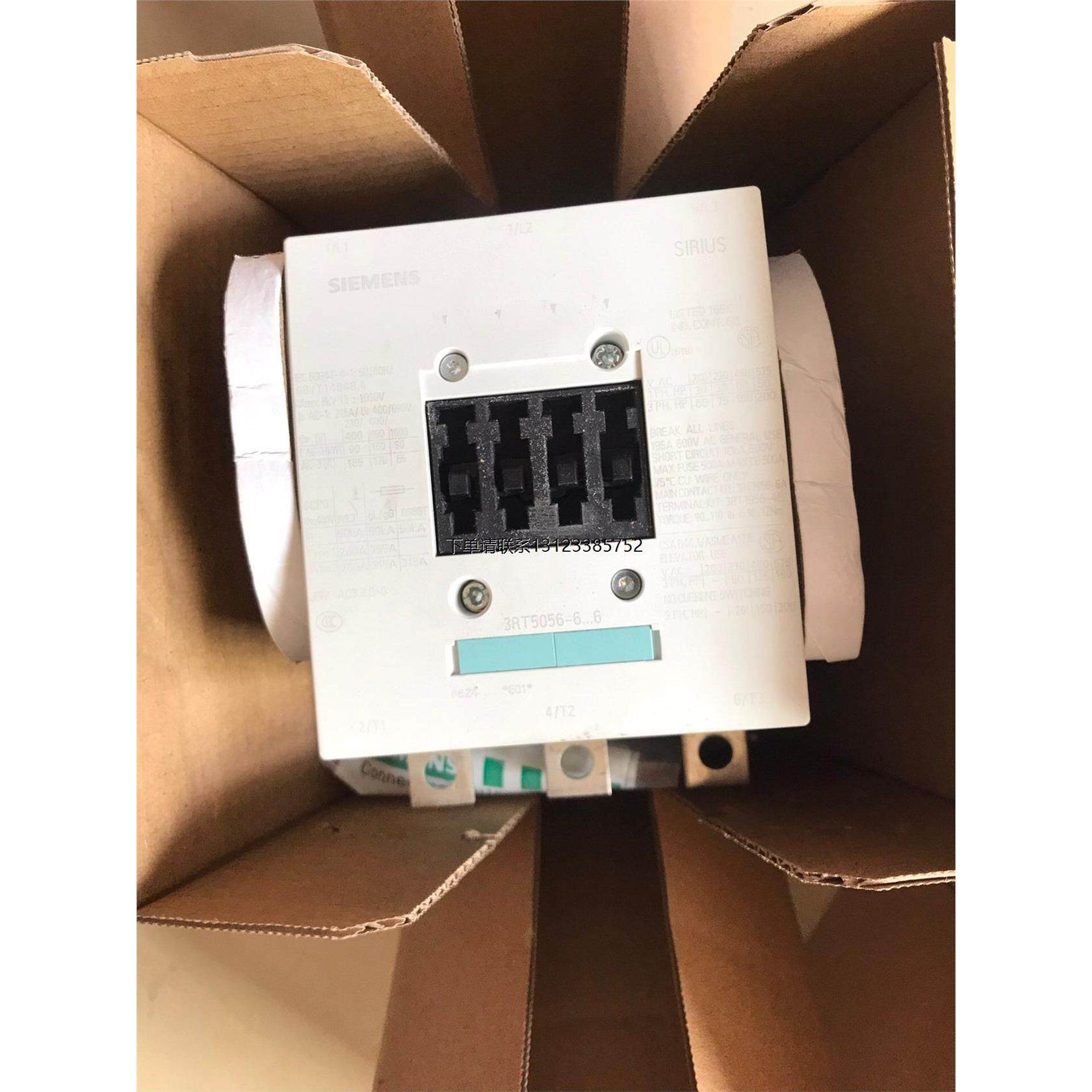 询价全新西门子 3RT5056-6AP36 接触器185A 一个