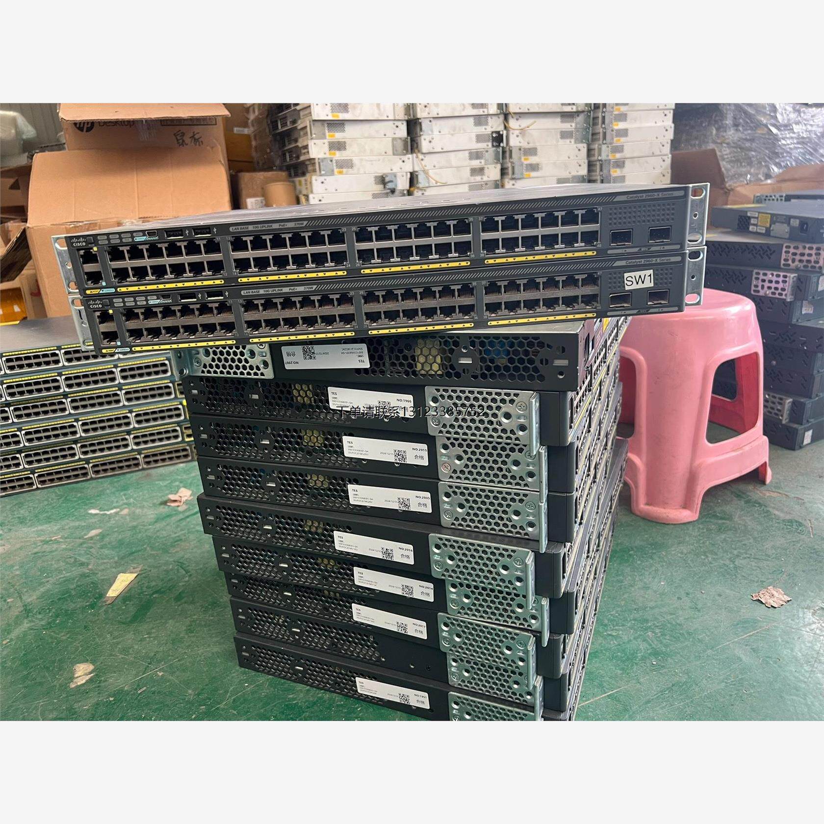 询价原装思科Cisco WS-C2960X-48LPD-L  4