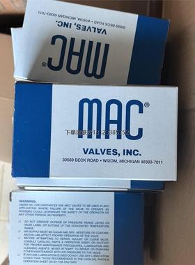询价原装美国MAC电磁阀413A-00A-DM-DFRA-1BA