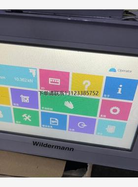 询价wildermann w500二手，通电，进系统，其他不会测