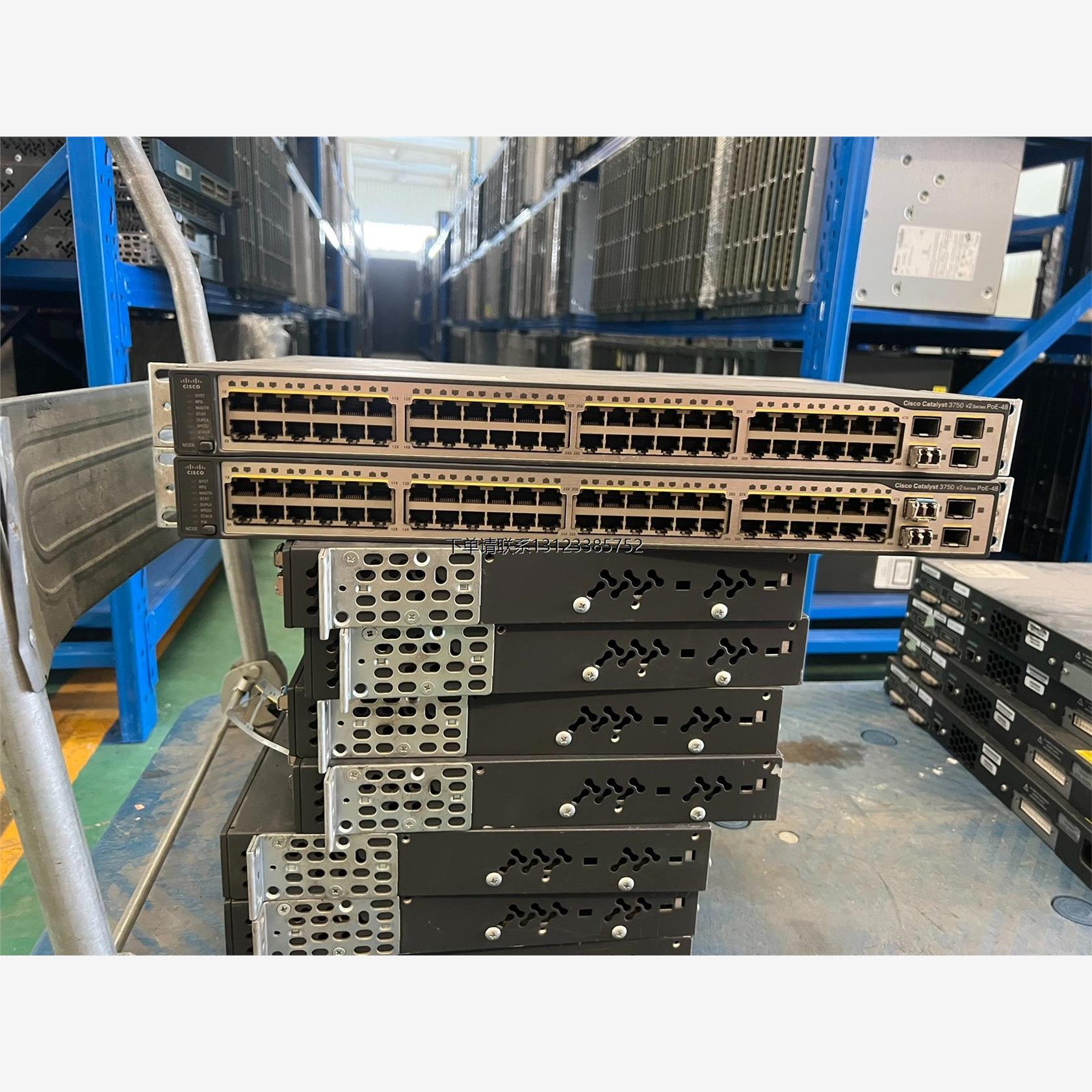 询价Cisco思科 WS-C3750V2-48PS-S  48口