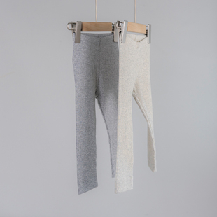 拉波米A类棉儿童打底裤春秋2025新款男女宝宝外穿保暖休闲长裤子