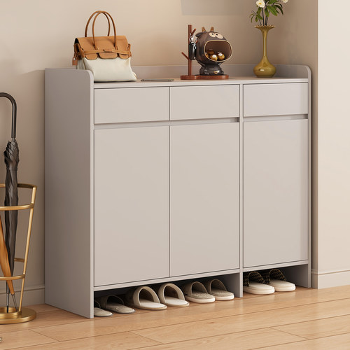 实木鞋柜家用门口玄关入户储物柜