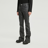 喇叭牛仔裤 VIA 刷蜡涂层高弹力修身 AW25 VITSOE