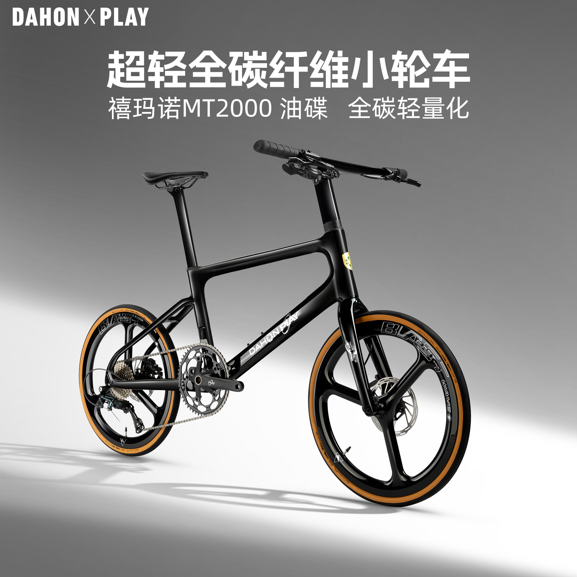 DAHON大行超轻全碳纤维小轮车