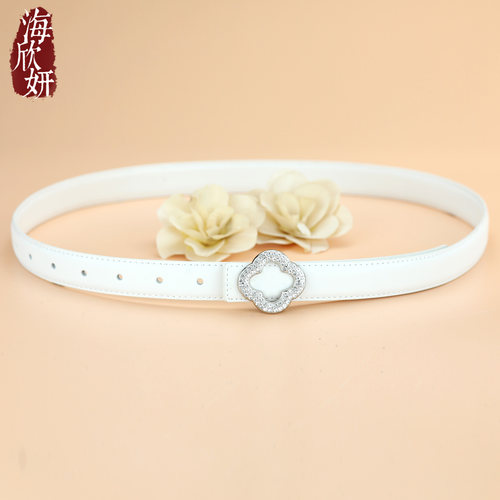 时尚种草~真皮牛皮女士腰带百搭