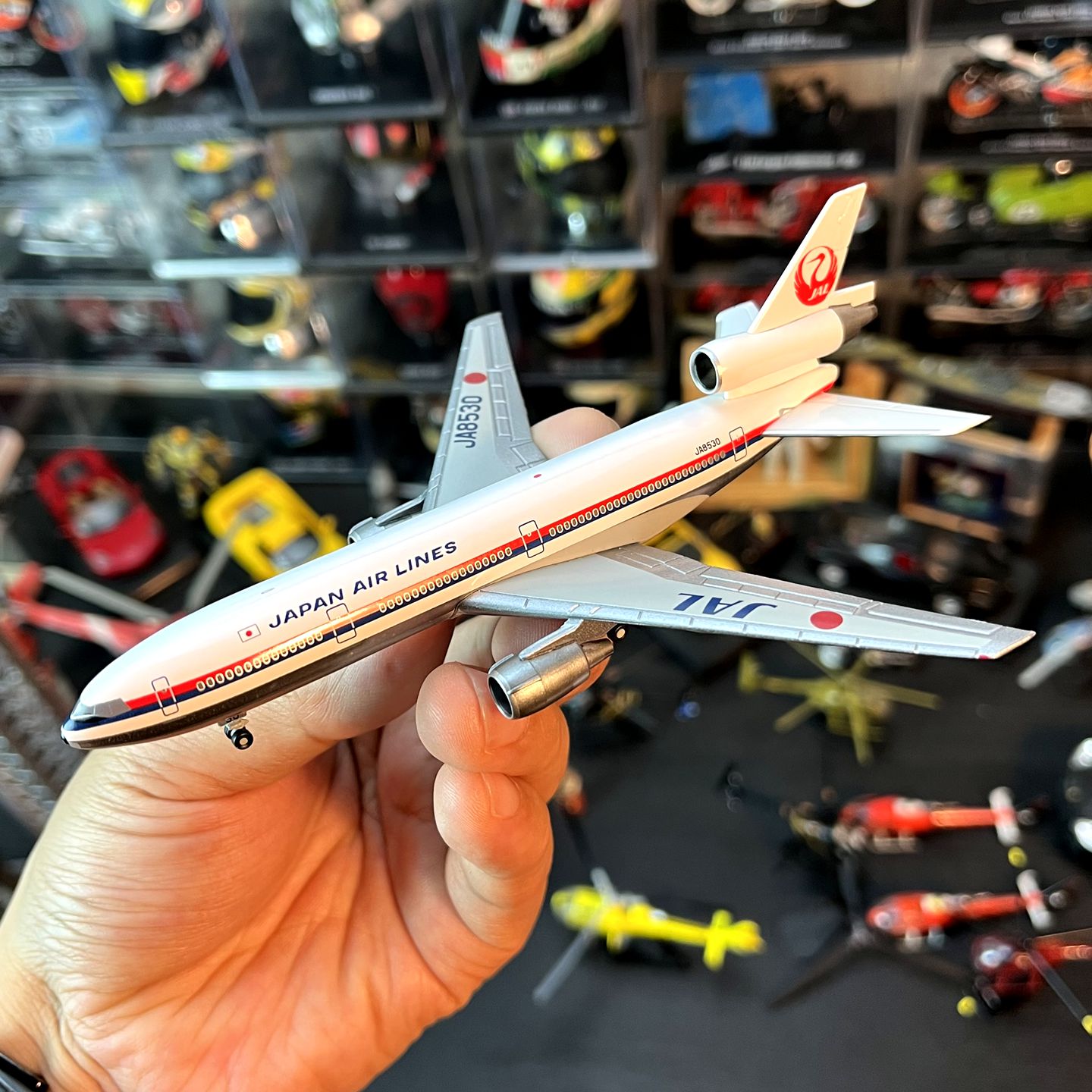 1：400比例合金飞机JAL日本航空麦道DC-10客机成品金属模型摆件