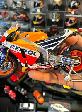 1:12合金 摩托车模型GP系列马奎斯93号本田RC213V赛车静态模型