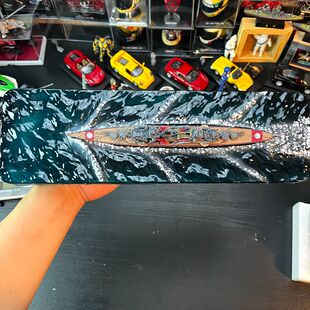 舰船模型合金船战巡舰军舰欧根亲王号精装水景版主副防空炮可动