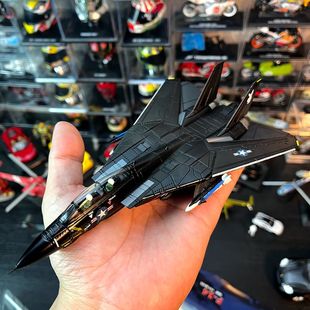 1：100合金飞机F 配塑料支架 14雄猫战机成品金属模型VX4中队涂装