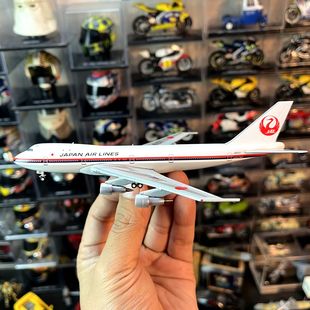 1：400比例合金飞机波音747-100客机JAL航空客机模型成品摆件