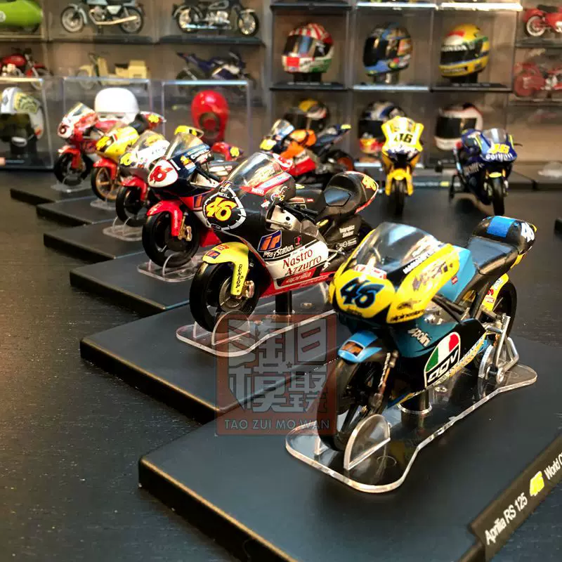Модель мотоцикла 1:18 серии GP, Aprilia, годовой чемпионат, статическая модель