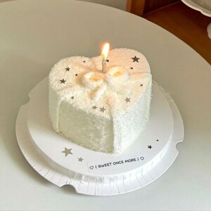 网红ins银色亮片星星蛋糕装饰螺旋蜡烛仙女女神生日甜品装扮配件