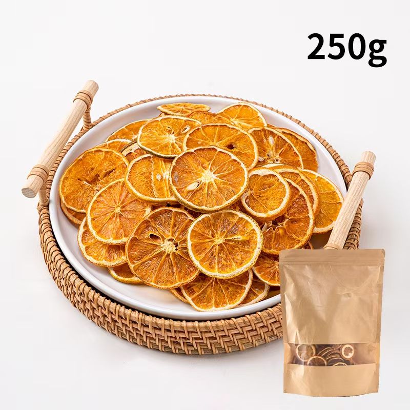 网红橙子片泡水新鲜香橙干手工水果茶柑橘片烘焙点缀蛋糕甜品装饰
