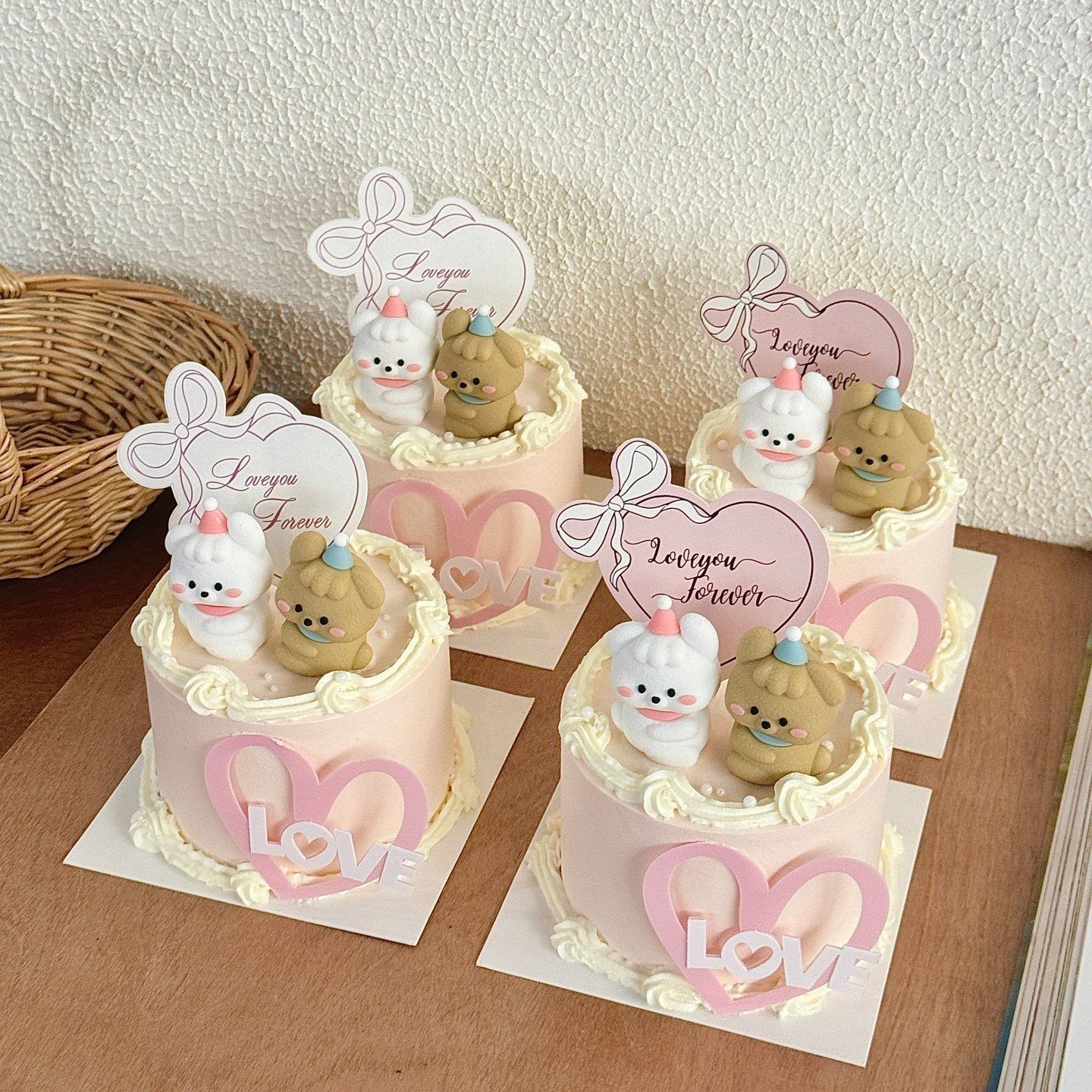 网红2.14情人节蛋糕装饰贴贴情侣修狗摆件love爱心亚克力卡片插件,节庆用品/礼品,节日装扮用品,淘宝优惠券,粉丝福利购,淘宝优惠卷