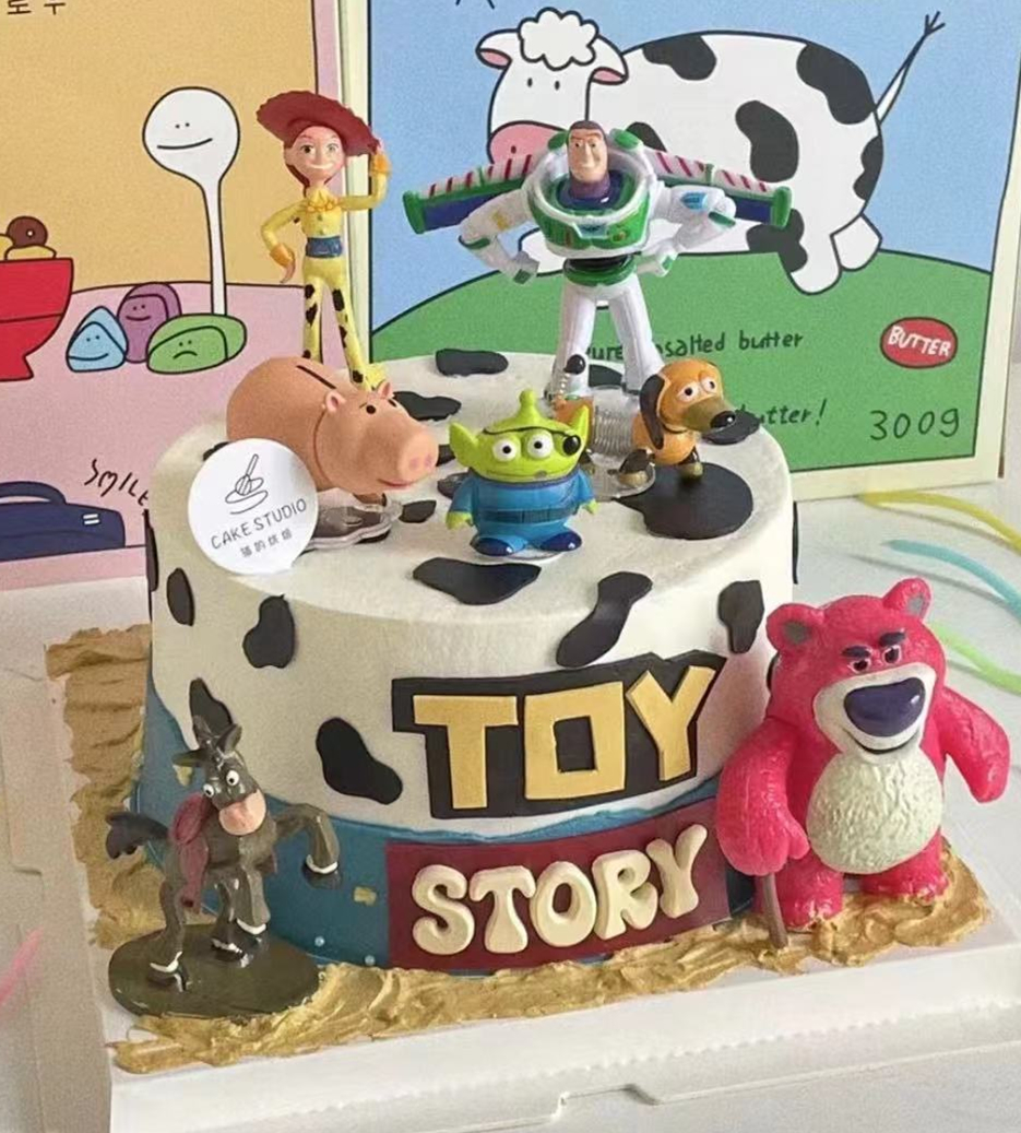 玩具总动员儿童蛋糕装饰摆件男孩男生男神生日蛋糕装扮插件插牌