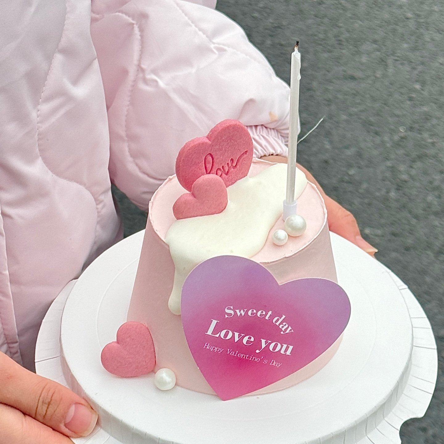 2.14情人节蛋糕装饰粉色loveyou爱心卡片插牌情侣告白节日装扮,节庆用品/礼品,节日装扮用品,淘宝优惠券,粉丝福利购,淘宝优惠卷