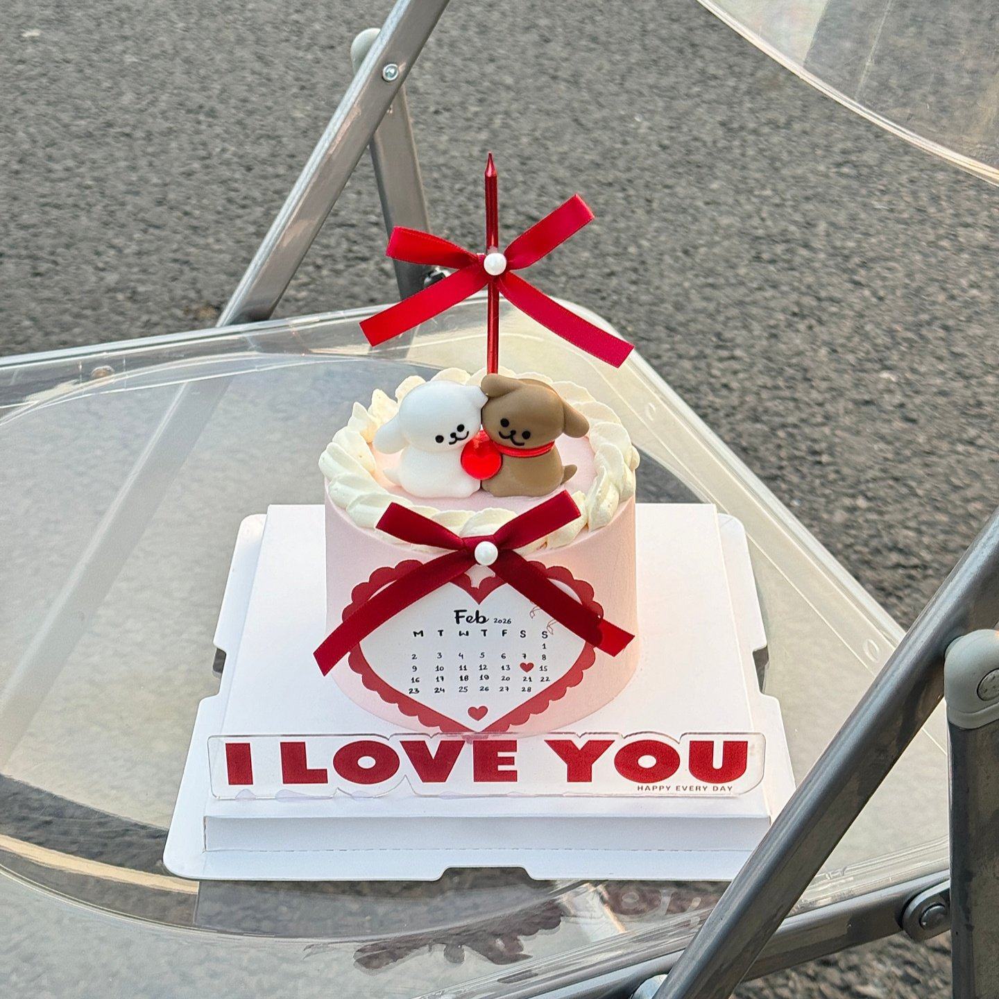 2.14情人节情侣日历爱心卡片蛋糕装饰拥抱爱心线条小狗甜品摆件,节庆用品/礼品,节日装扮用品,淘宝优惠券,粉丝福利购,淘宝优惠卷