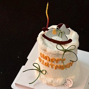 2026马年摇摇马亚克力蛋糕装饰插件马宝宝儿童生日派对装扮摆件