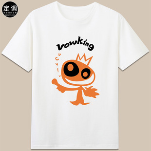 致敬古天乐寻秦记项少龙卡通图案定制怀旧t恤短袖纯棉趣味cos衣服