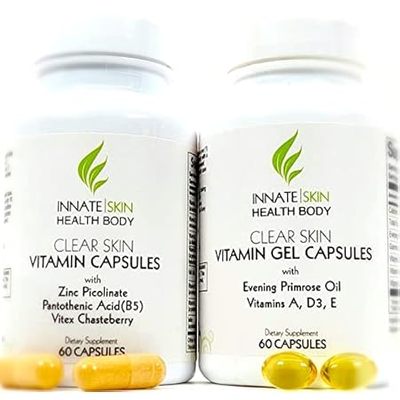 Clear Skin Acne Vitamin Solution | 20 Antioxidants， Botan
