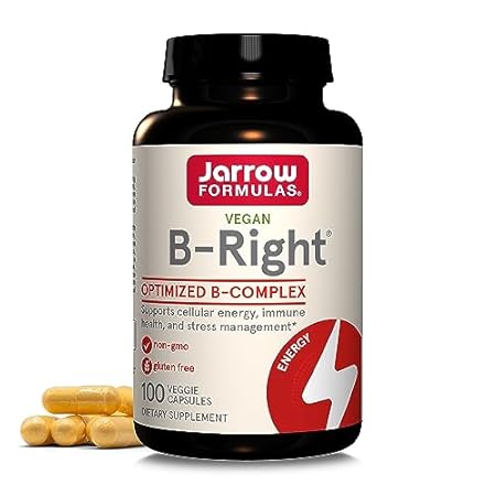 Jarrow Formulas B-Right Optimized B-Complex， Dietary Supp