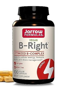 Jarrow Formulas B-Right Optimized B-Complex， Dietary Supp