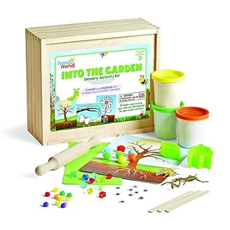 hand2mind Into The Garden Sensory Activity Kit， Loose Par