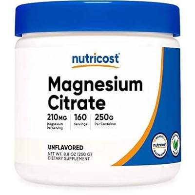 Nutricost Magnesium Citrate Powder (Unflavored， 250 Gram)