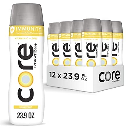 CORE Hydration+ Immunity， Lemon Extract Nutrient Enhanced
