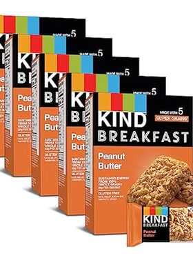KIND Breakfast， Healthy Snack Bar， Peanut Butter， Gluten