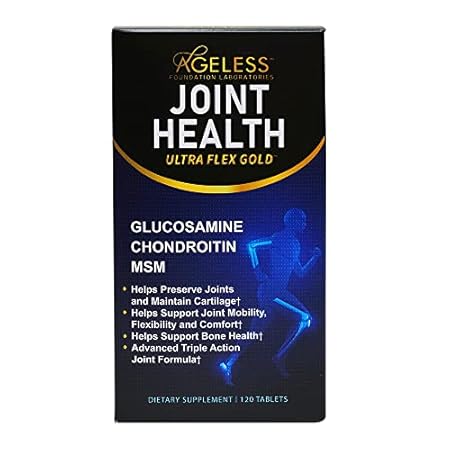 Ageless UltraFlex Gold Joint Health - Glucosamine， Chondr