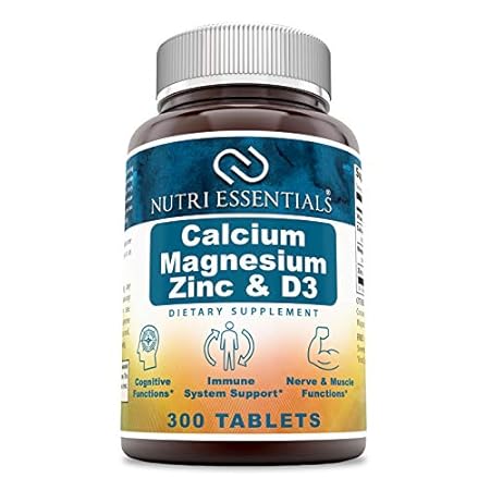 Calcium Magnesium Zinc + Vitamin D3 Tablets- Promotes Str