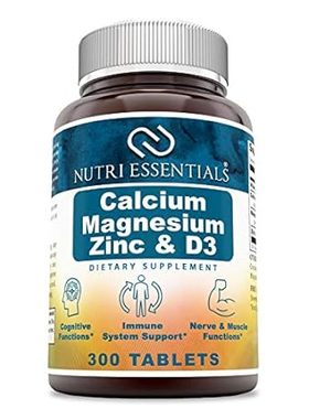 Calcium Magnesium Zinc + Vitamin D3 Tablets- Promotes Str