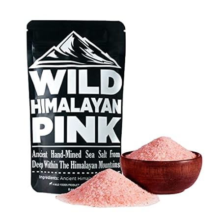 Wild Foods Organic Pink Himalayan Salt， Fine Ground Table