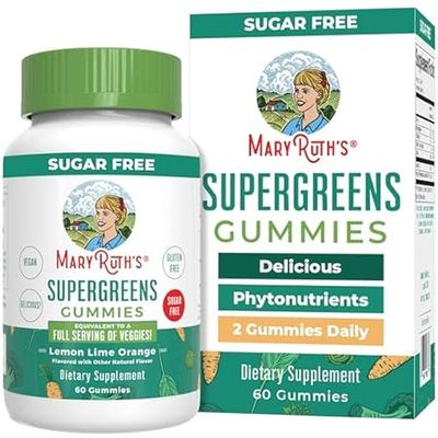 MaryRuth's Super Greens Gummies | With Naturally-Occurrin