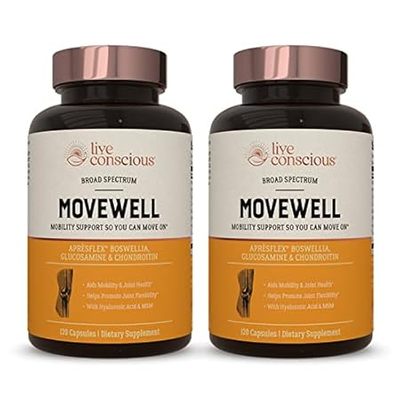 MoveWell by LiveConscious Glucosamine Chondroitin with MS