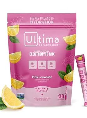 Ultima Replenisher Daily Electrolyte Drink Mix – Pink Lem