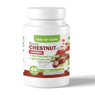 Dash of Vigor Horse Chestnut Extract Complex， Red Vine Le