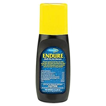 Farnam Endure Roll-On Fly Repellent for Horses, for Sensi