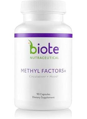 bioTE Nutraceuticals - Methyl Factors+ - Circulation + Mo