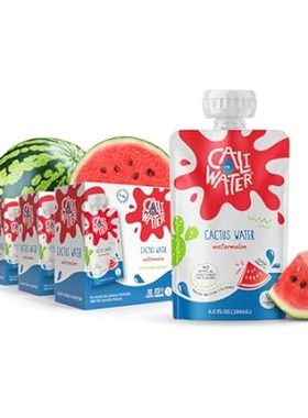 Caliwater - Kids Organic Cactus Water Pouches - Watermelo