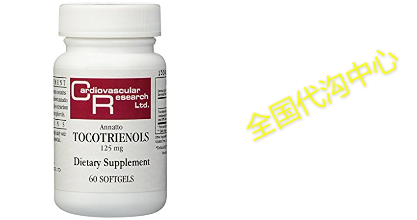 Ecological Formulas- Annatto Tocotrienols 125 mg 60 gels[